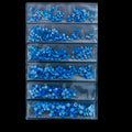 Cristaux Fluo Bleu 6 Grosseurs